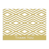 Gold Geometric Notecards image