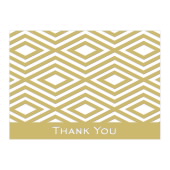 Gold Geometric Notecards image