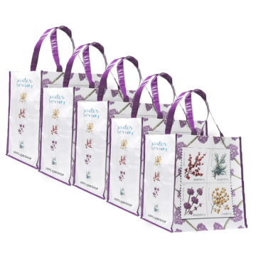 Winter Berries Tote Bags