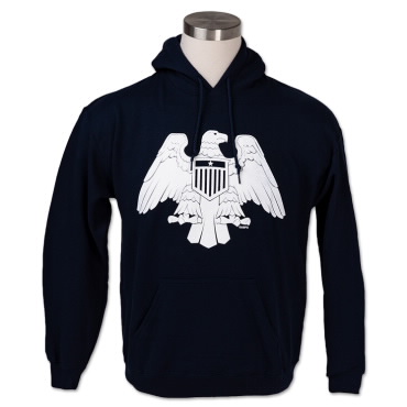 Navy Blue Eagle Hoodie - Men's