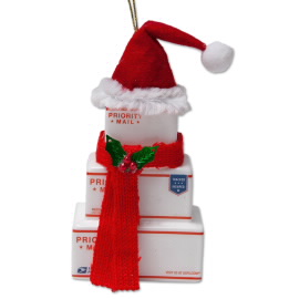 Package Snowman Ornament