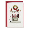 Stockings on Mantel Boxed Cards