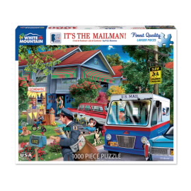 It's the Mailman - 1,000 Piece Jigsaw Puzzle