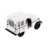 USPS® Pull Back Jeep Toy, White