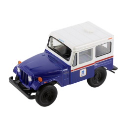 USPS® Pull Back Jeep Toy, Blue