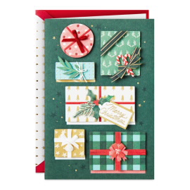 Christmas Party Presents Greeting Card
