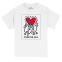Keith Haring “Forever Heart” Stamp Unisex T-Shirt