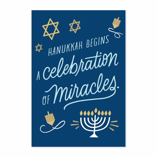 Hanukkah Tree of Life-Flagship Other Hanukkah Icons Holiday Card