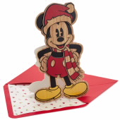 Christmas Hallmark Signature Disney - Mickey Standard/Classic Holiday Card image