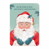 Christmas Hallmark-Flagship Nice Santa Holiday Card image