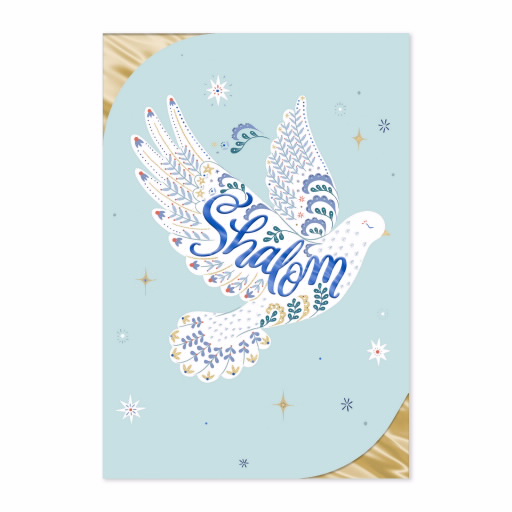 Hanukkah Tree of Life-Flagship Bird Holiday Card