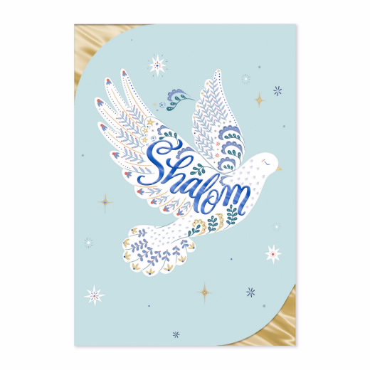 Hanukkah Tree of Life-Flagship Bird Holiday Card