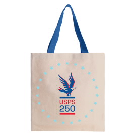 USPS 250th Anniversary Logo with Stars Tote Bag