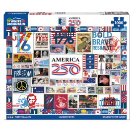 250 Celebration of America 1000 Piece Jigsaw Puzzle