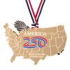 America 250 Eagle of Freedom Over America Ornament