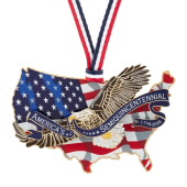 America 250 Eagle of Freedom Over America Ornament image
