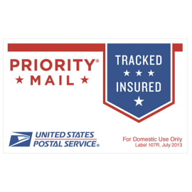 Priority Mail Sticker - Label 107R