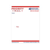 Priority Mail Address Label - Label 228 image