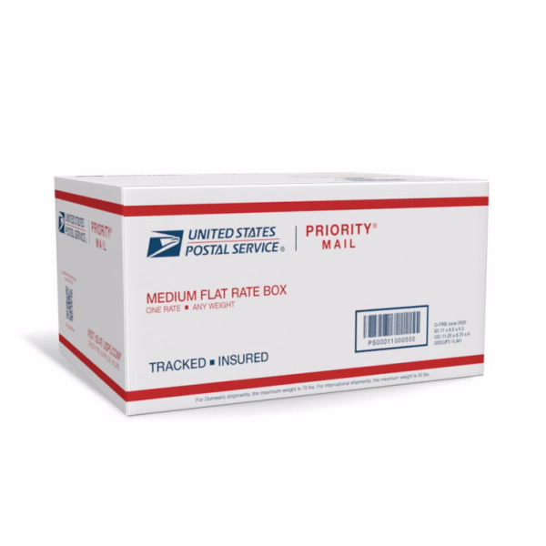 Priority Mail® Forever Prepaid Flat Rate Medium Box 1 PPFRB1