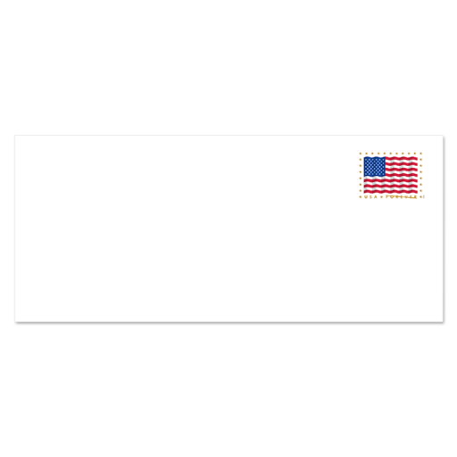 #10 Personalized Stamped Envelopes