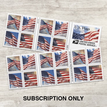 Stamp Subscription First Class Roll - 6 Months - Monthly