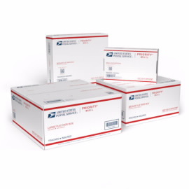 Priority Mail Flat Rate® Boxes Variety Pack