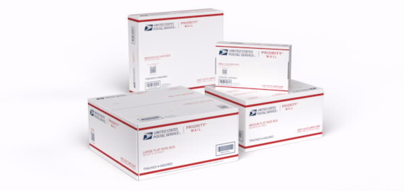 Priority Mail Flat Rate Boxes Variety Pack