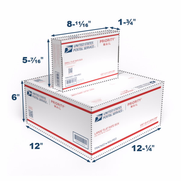 Priority Mail Flat Rate® Boxes Variety Pack