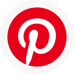Pinterest social media icon