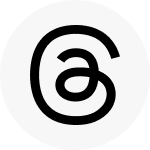 Threads social media icon