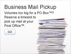 FROM MAIL PICKUP SERVICE from mail pickup service: