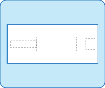 Image showing address, return address and postage on front of envelope