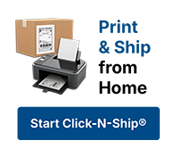 Mail and Ship image with call to action.