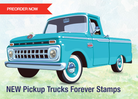 Pickup Trucks Forever® Stamp. Preorder Now