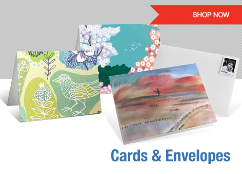 Cards & Envelopes. Shop Now. 