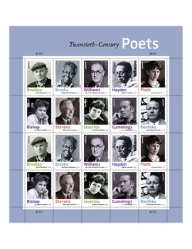 Twentieth-Century Poets Stamps (Forever)