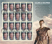 Charlton Heston First Day Cancelled Full Sheet