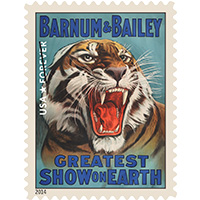 Vintage Circus Posters First Day Cancelled Full Sheet