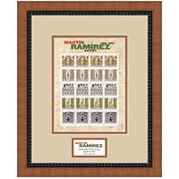 Martin Ramirez Framed Stamps