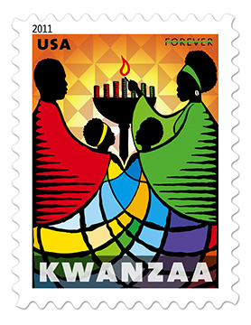 Holiday stamp image: Kwanzza
