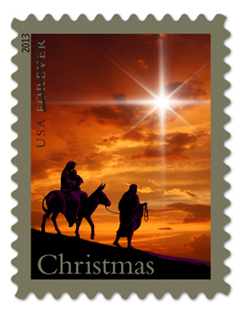 Holiday stamp image: Holy Family (2013 issue