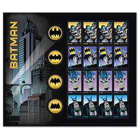 Batman stamps