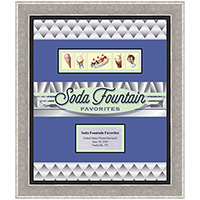 Soda Fountain Favorites Framed Art