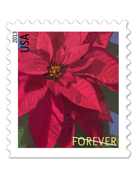 Poinsettia Stamps (Booklet of 20)
