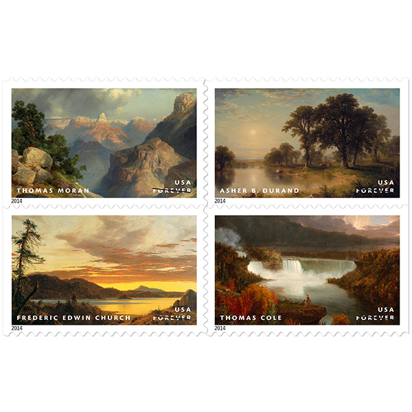 Hudson River School Stamps