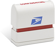 Confidential Pre-Inked Stamp