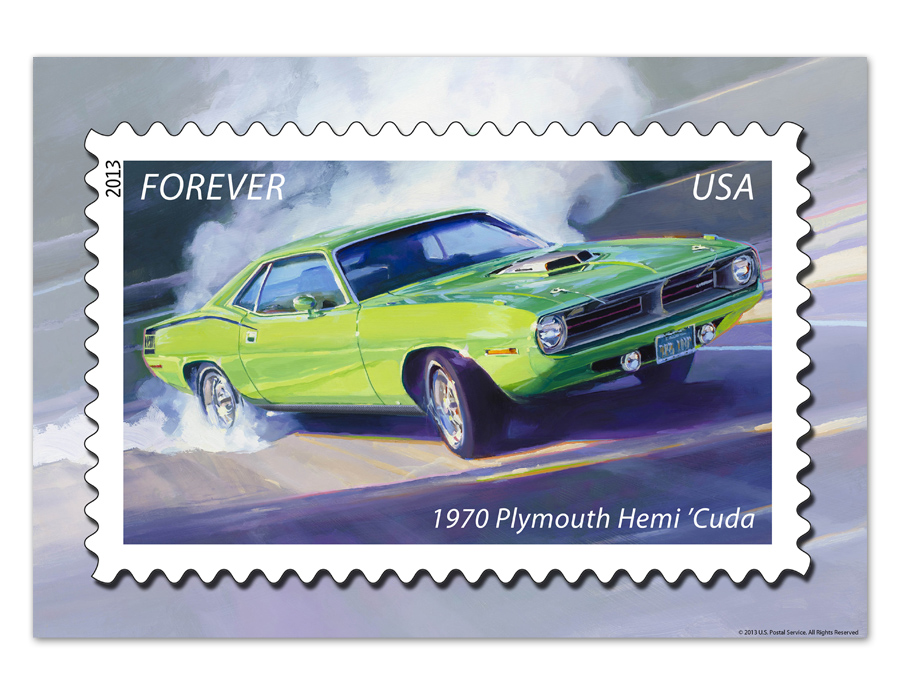 New Muscle Car Stamps