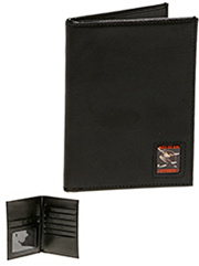 Passport Wallet: Black Leather (Air Mail)