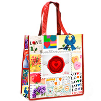 Love Collage Tote Bag
