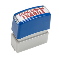 Special Handling Fragile Pre-Inked Stamp
